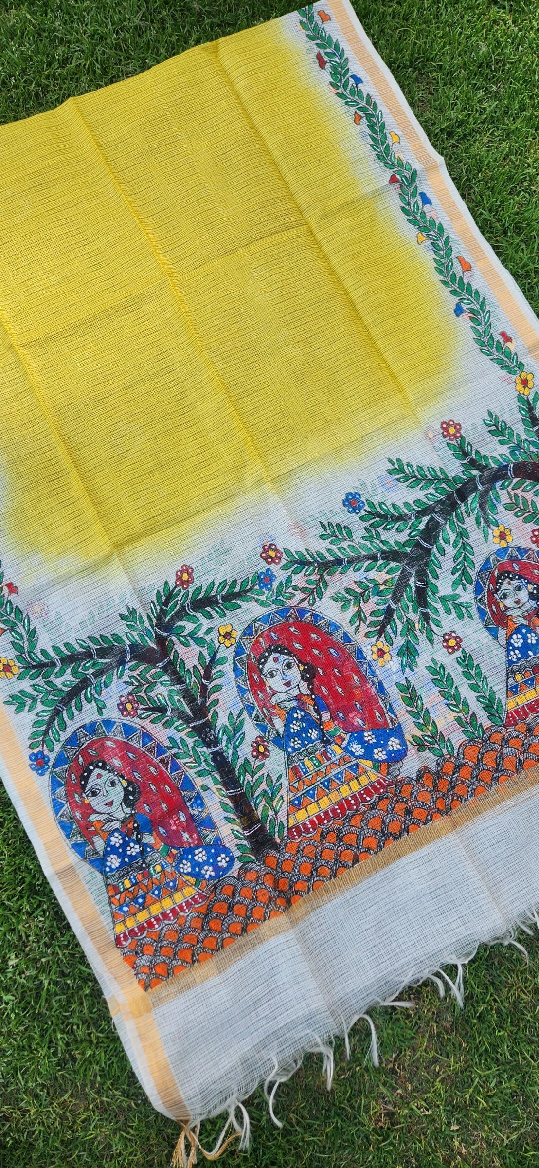 MADHUBANI DUPATTA - Sakhi
