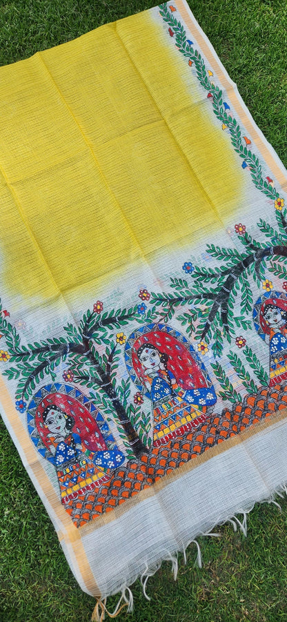 MADHUBANI DUPATTA - Sakhi