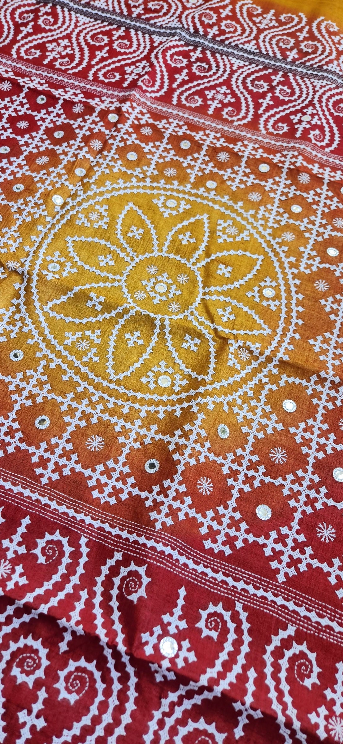 DESIGNER KUTCHWORK SILK SAREE