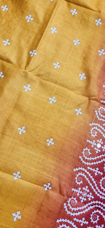 DESIGNER KUTCHWORK SILK SAREE