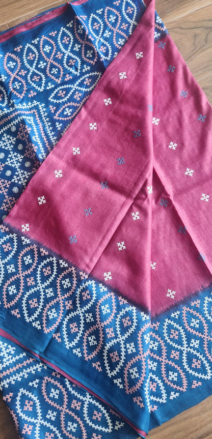 DESIGNER KUTCHWORK SILK SAREE