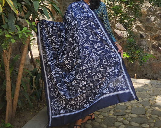 WARLI KANTHA DUPATTA
