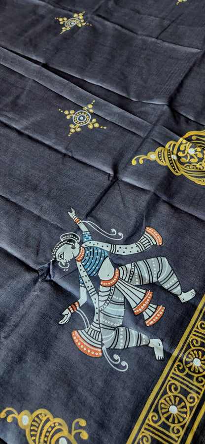 PATTACHITRA HANDPAINTED SAREE