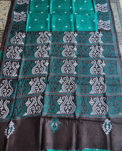 DESIGNER KUTCHWORK SILK SAREE