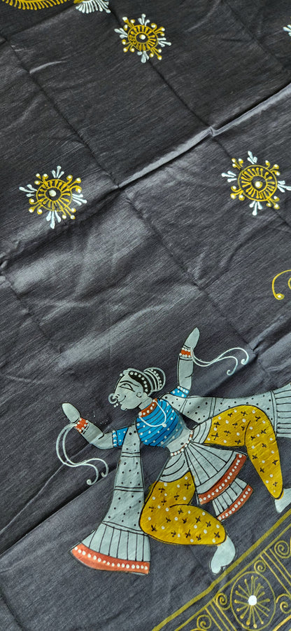 PATTACHITRA HANDPAINTED SAREE