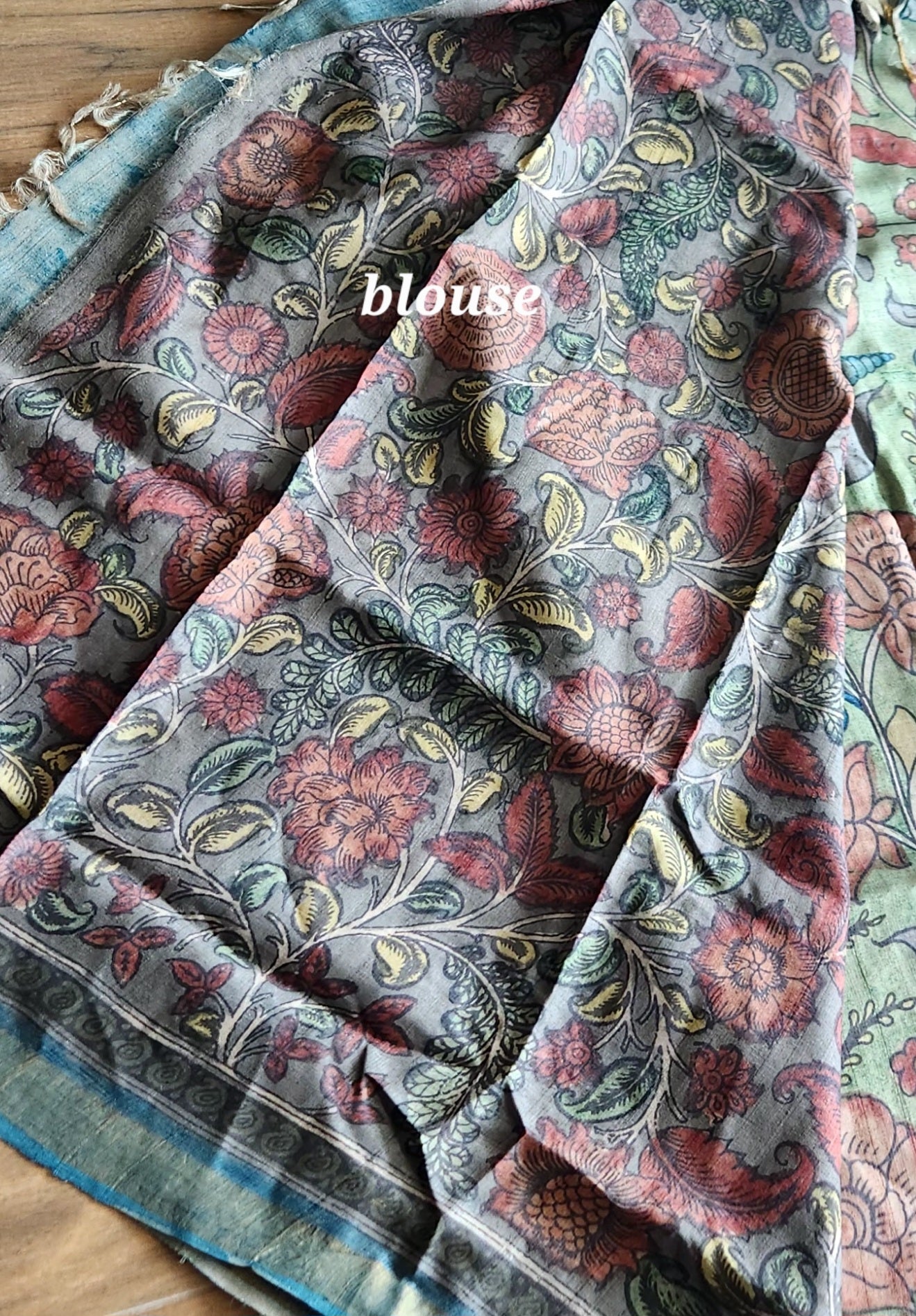 KALAMKARI SILK SAREE - LAKSHMI