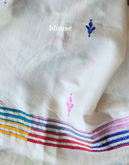 JUNGLE BOOK KANTHA SAREE