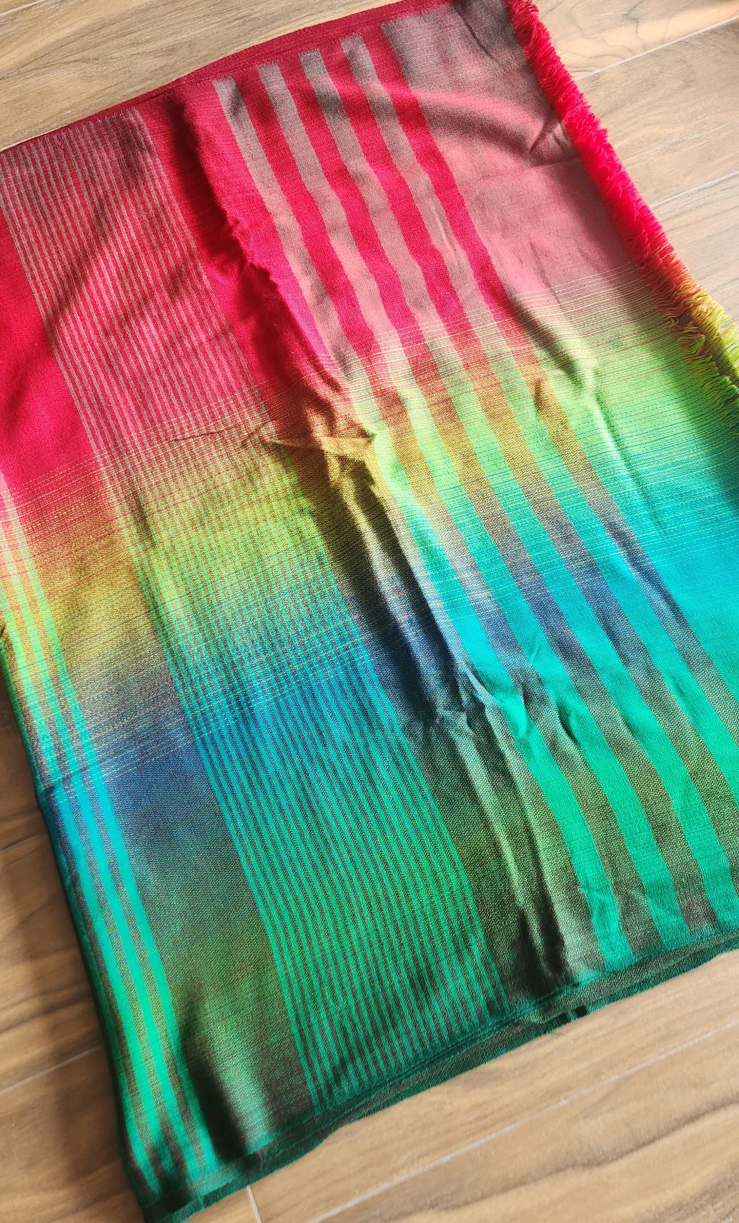 Woolen Handwoven Saree