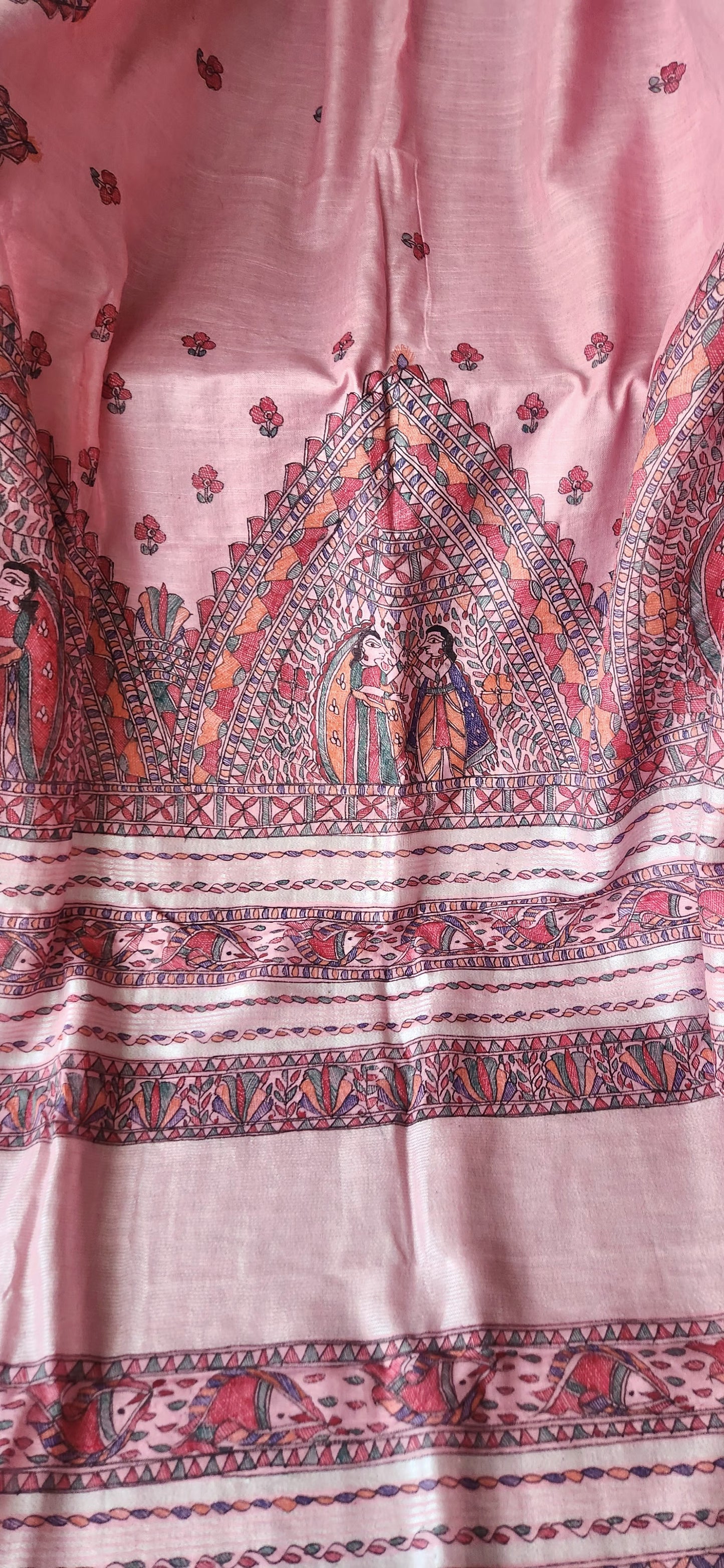 MADHUBANI LINEN SAREE
