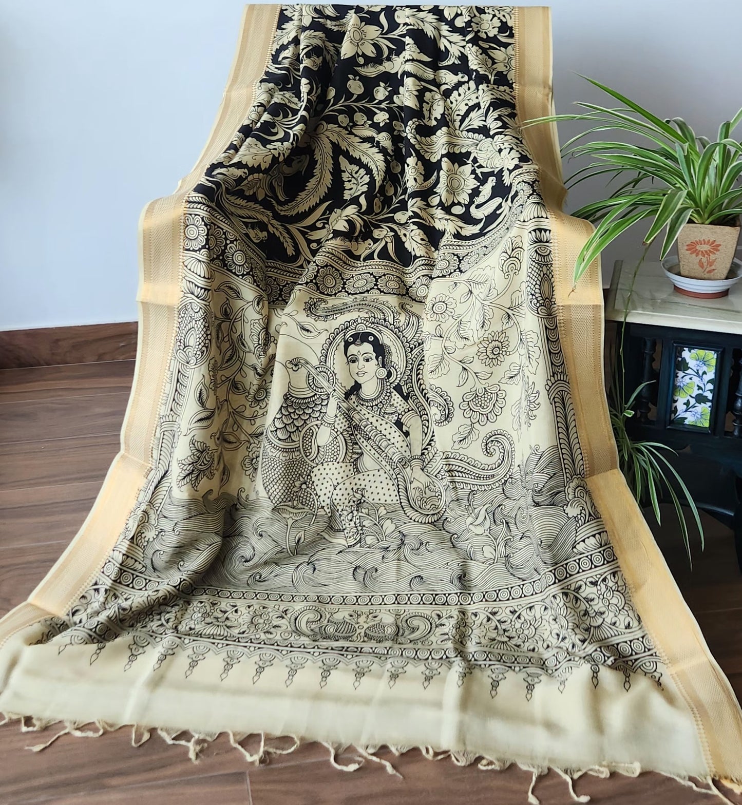 KALAMKARI SILK SAREE - MA SARASWATI