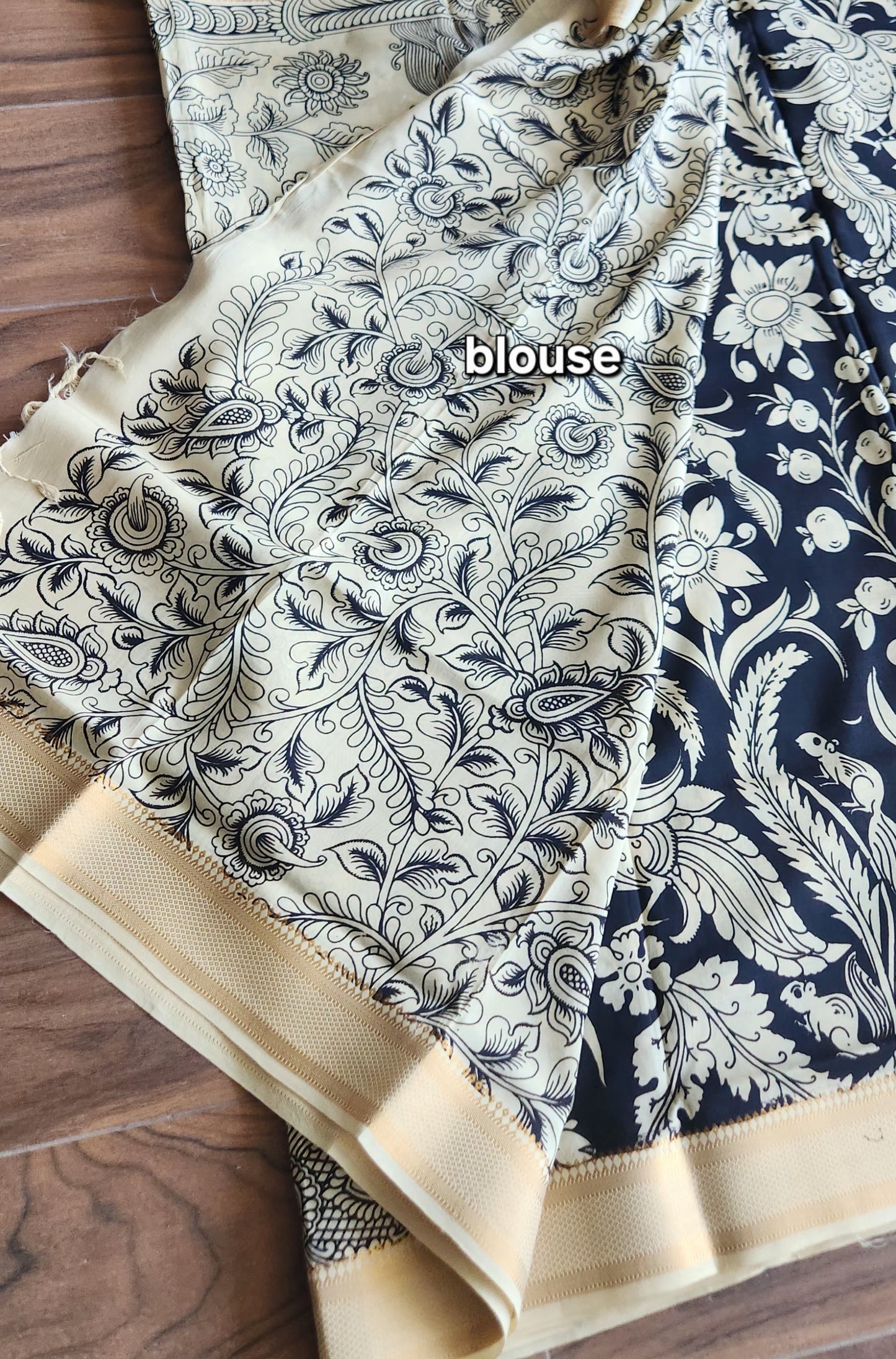 KALAMKARI SILK SAREE - MA SARASWATI