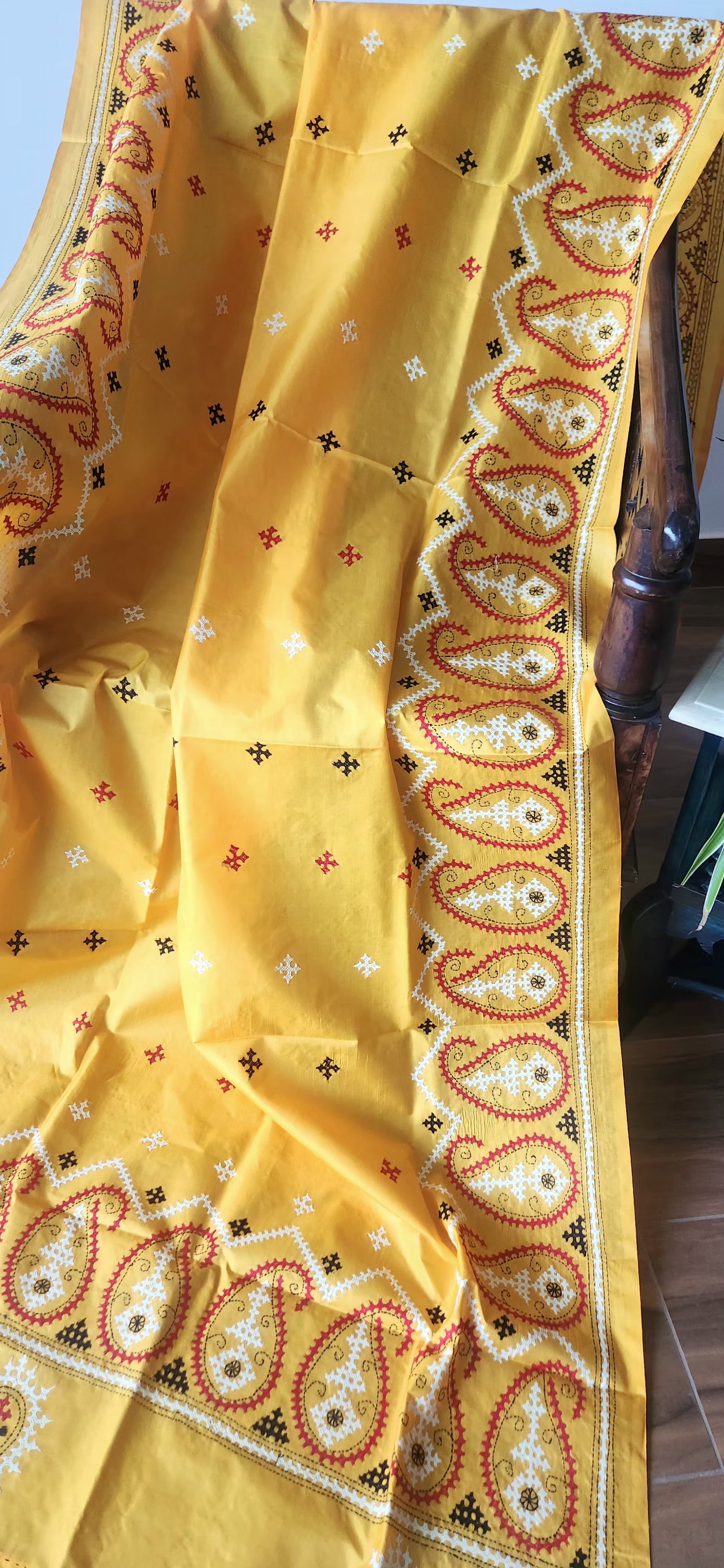 KUTCHWORK SILK DUPATTA