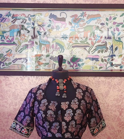 AJRAKH FABRIC BLOUSE