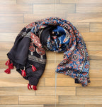 ajrakh stole ajrakh dupattas modalsilk stoles gift Indian Diwali gifts corporate gifts