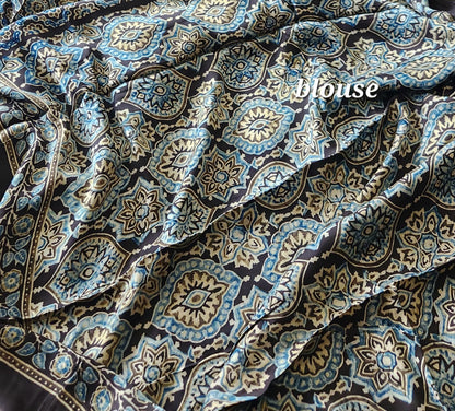 AJRAKH SILK SAREE