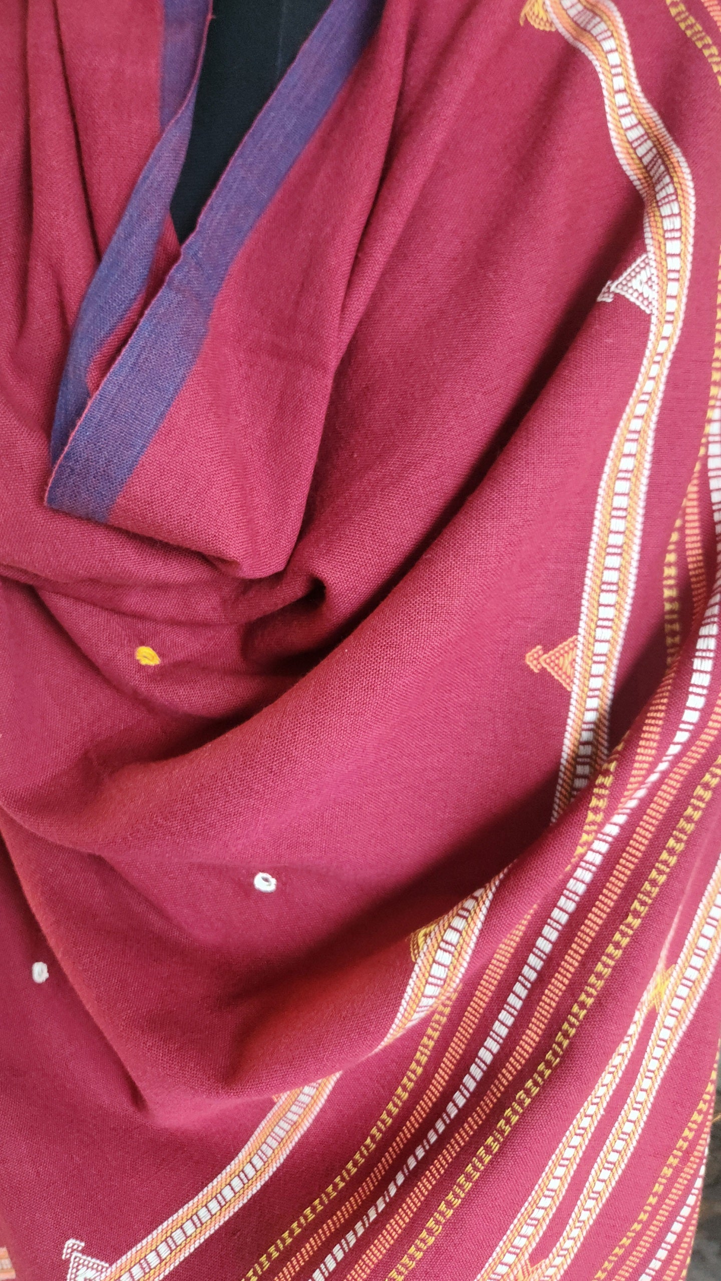 bhujodi dupatta red dupatta Indian gifts handloom dupatta cotton dupatta Gaatha iTokri