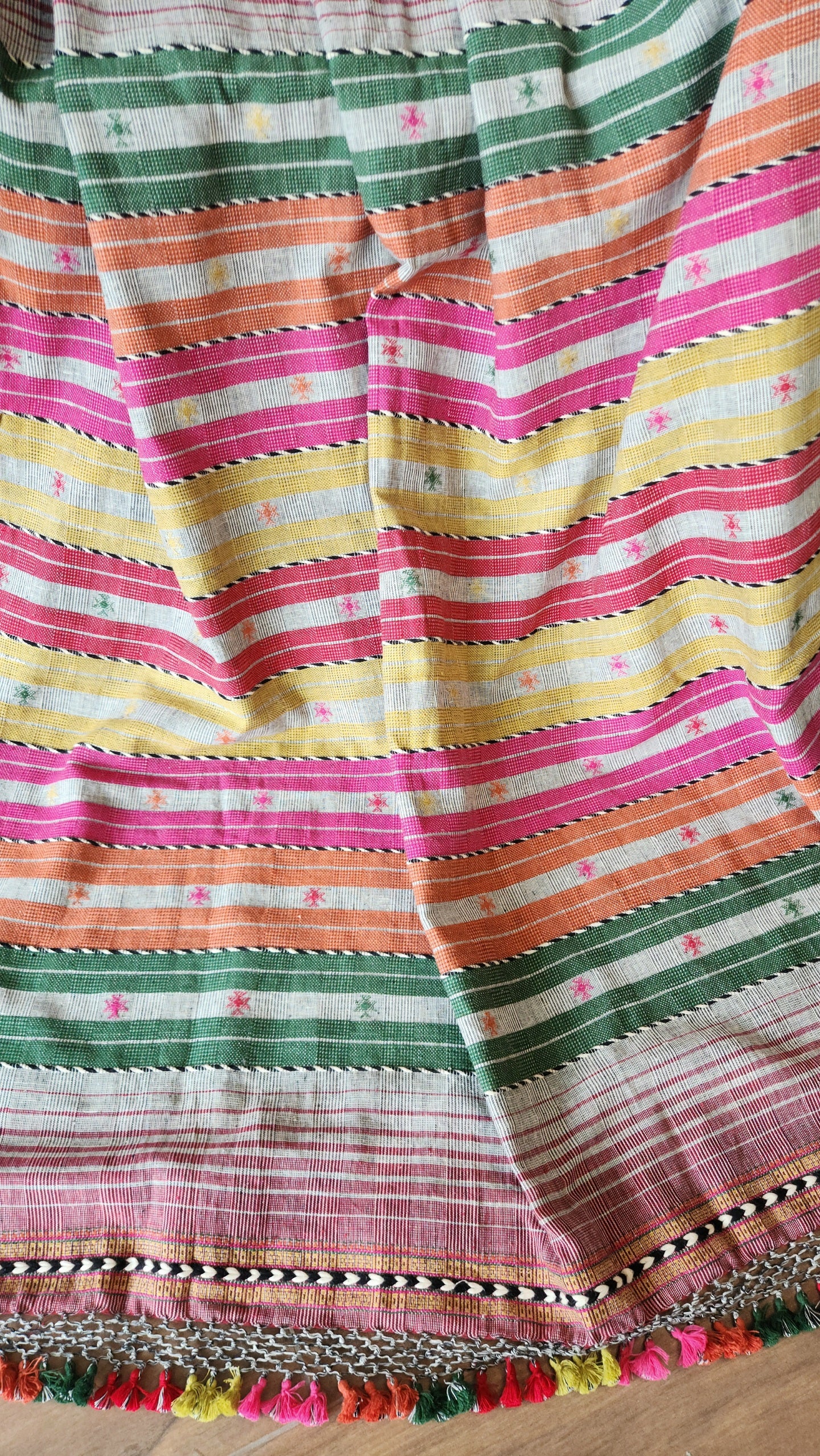 Bhujodi saree kala cotton saree handloom saree Gaatha iTokri saree for gifting colorful saree unique saree Indian gifts