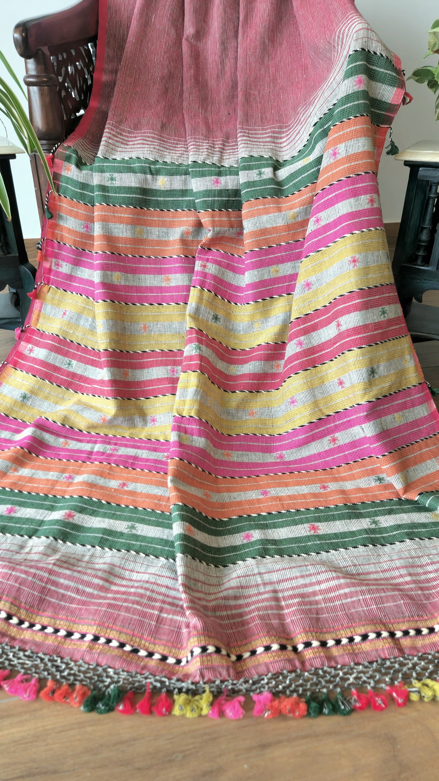 Bhujodi saree kala cotton saree handloom saree Gaatha iTokri saree for gifting colorful saree unique saree Indian gifts