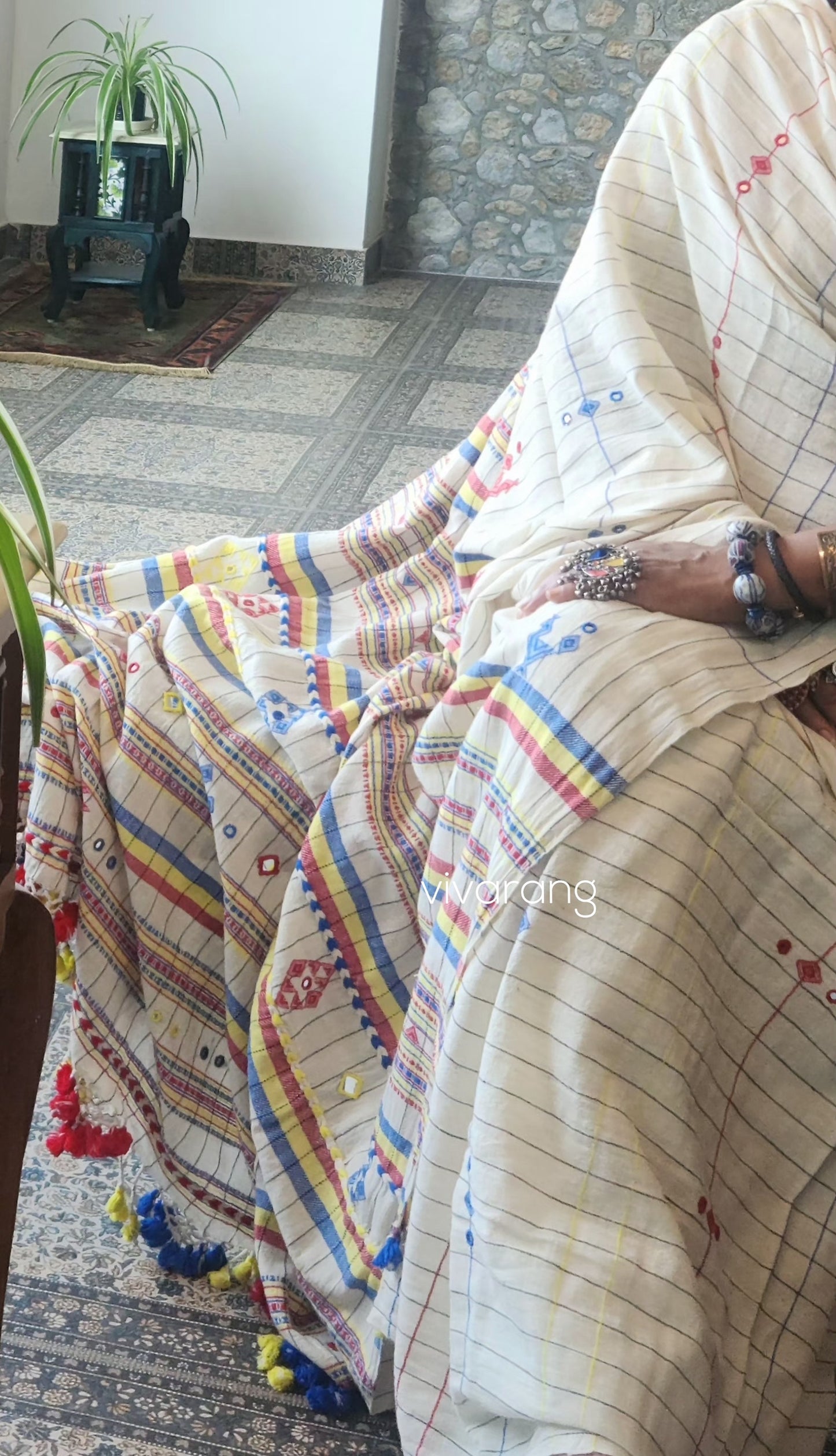 Bhujodi saree handmade saree handloom saree handloom day saree cotton saree Gujrati saree officewear saree