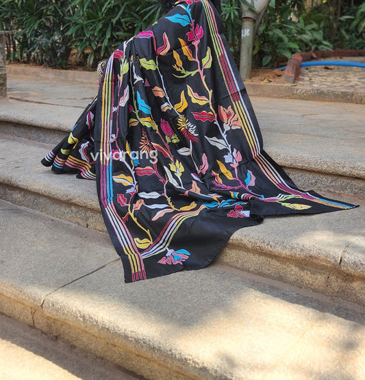 DANDELION KANTHA SAREE