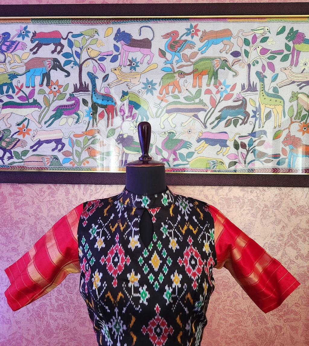 IKAT FABRIC BLOUSE