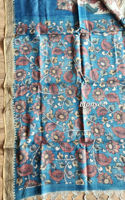 KALAMKARI SILK SAREE - STORY THEME