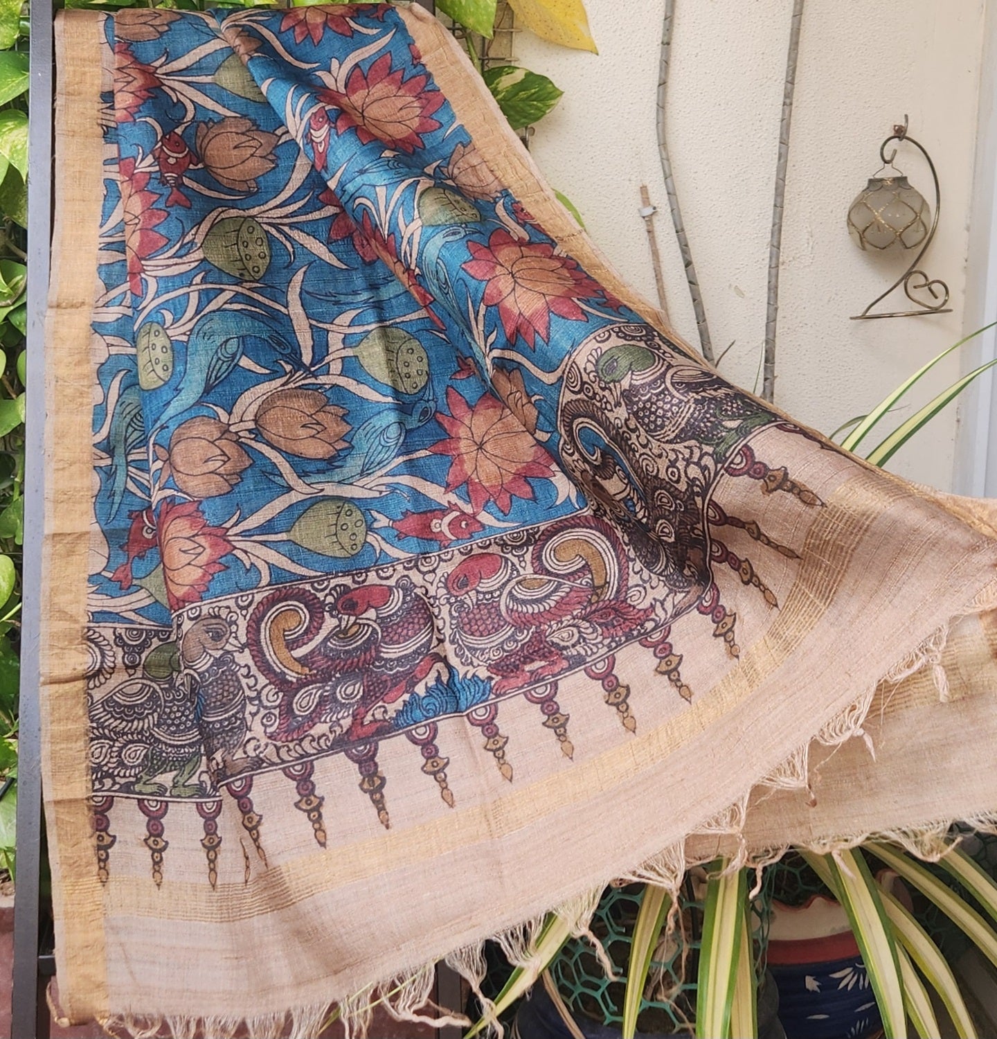 KALAMKARI SILK DUPATTA