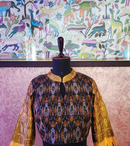 IKAT FABRIC BLOUSE