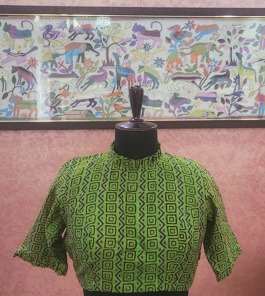 KANTHA FABRIC BLOUSE