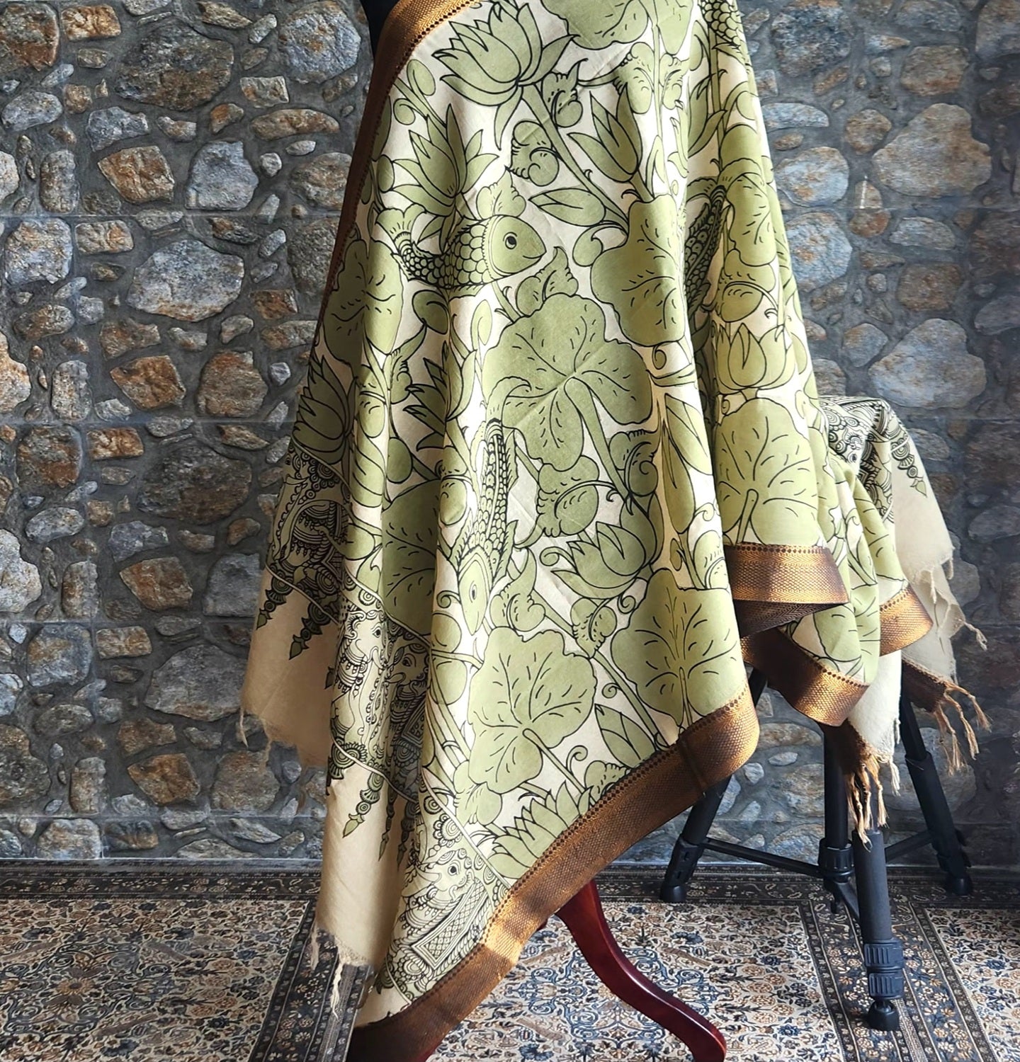 KALAMKARI SILK DUPATTA