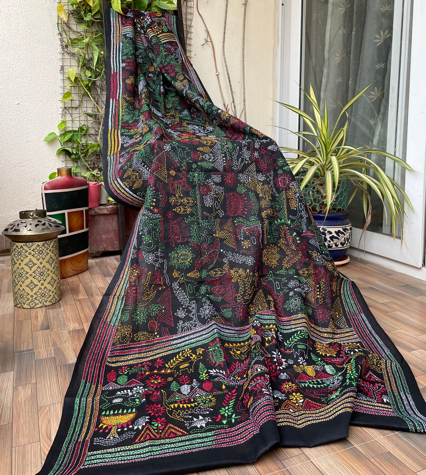 KANTHA COTTON DUPATTA