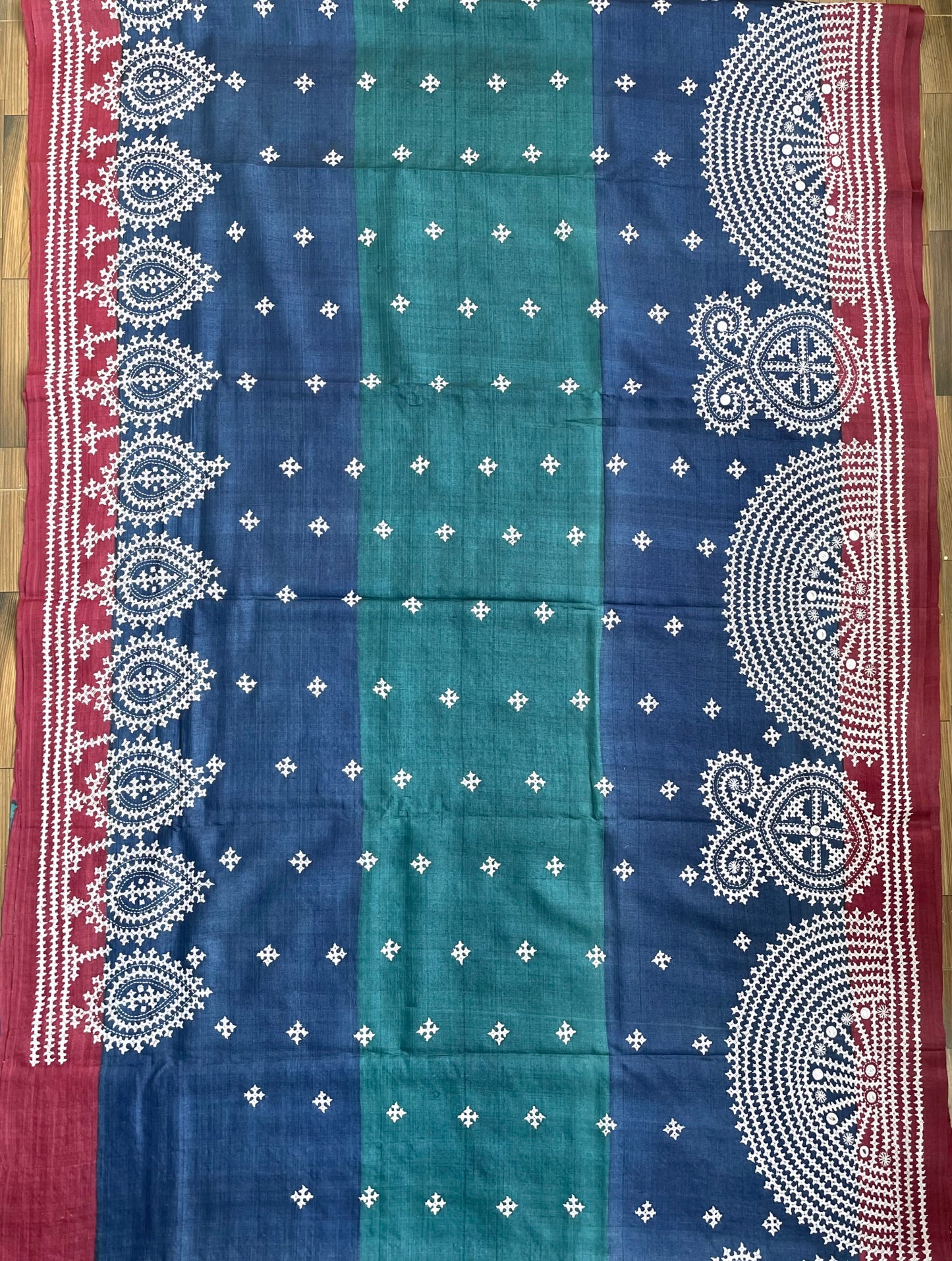 DESIGNER KUTCHWORK SILK SAREE
