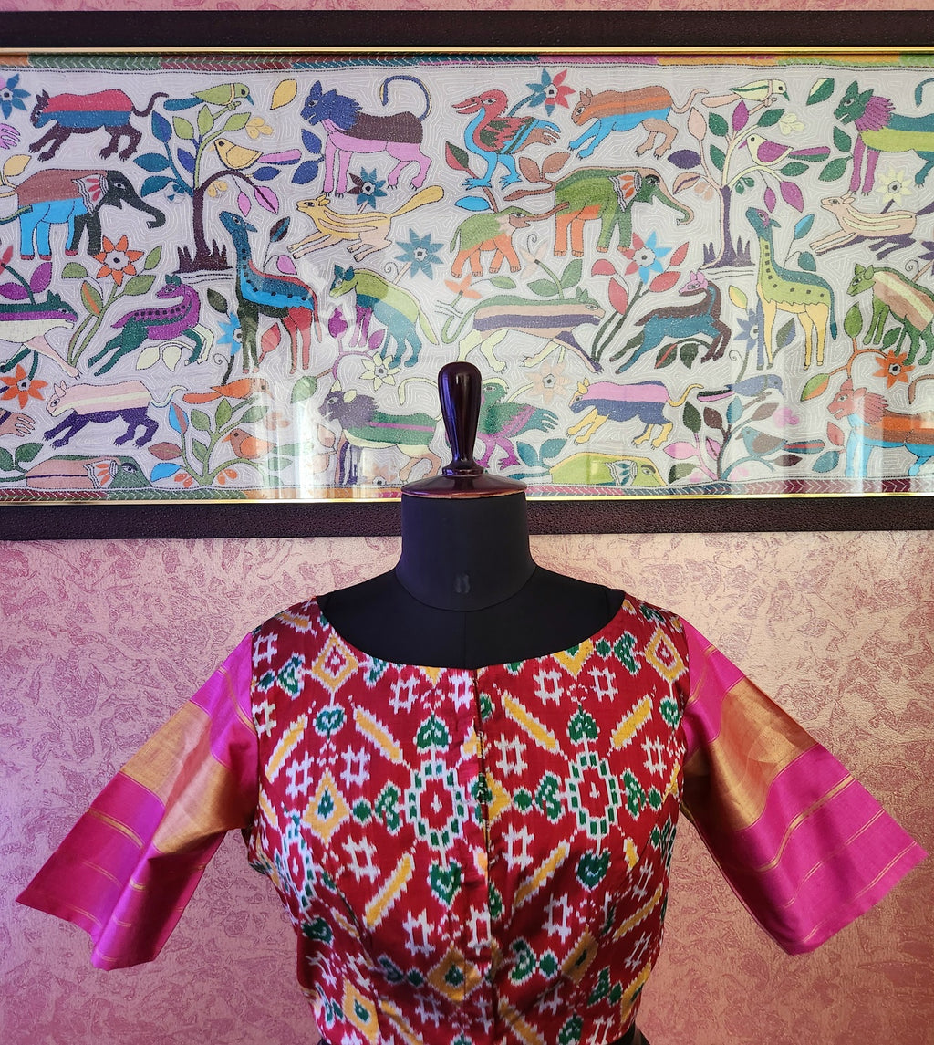 IKAT FABRIC BLOUSE