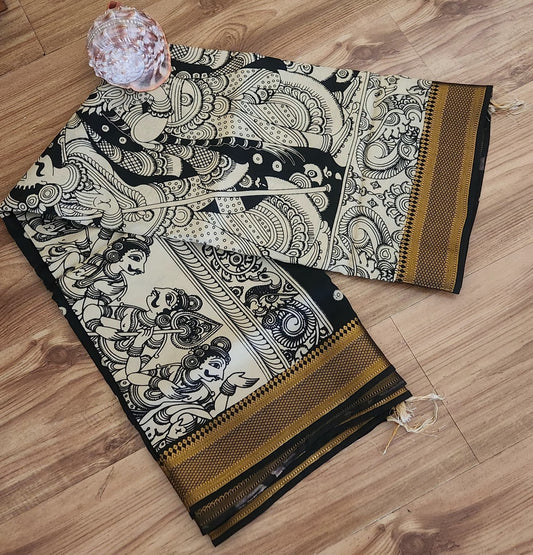 KALAMKARI SILK SAREE