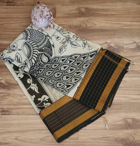 KALAMKARI SILK SAREE