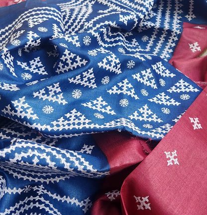 DESIGNER KUTCHWORK SILK SAREE