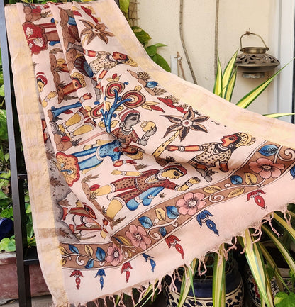 KALAMKARI SILK DUPATTA