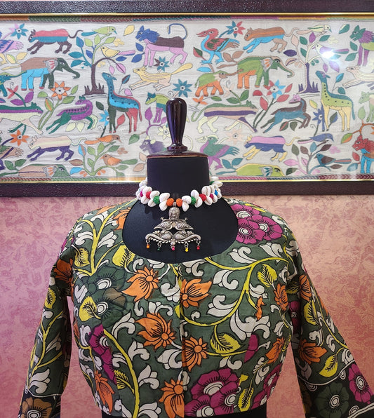 KALAMKARI FABRIC BLOUSE