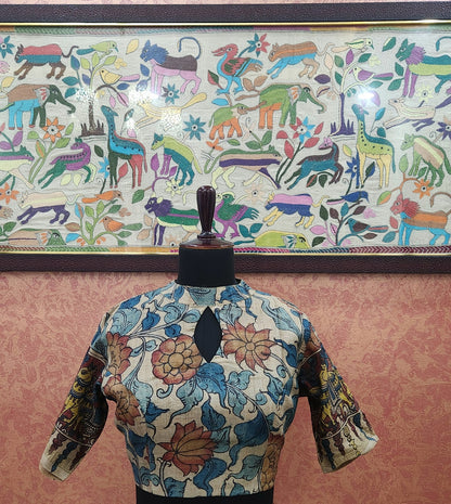 KALAMKARI FABRIC BLOUSE