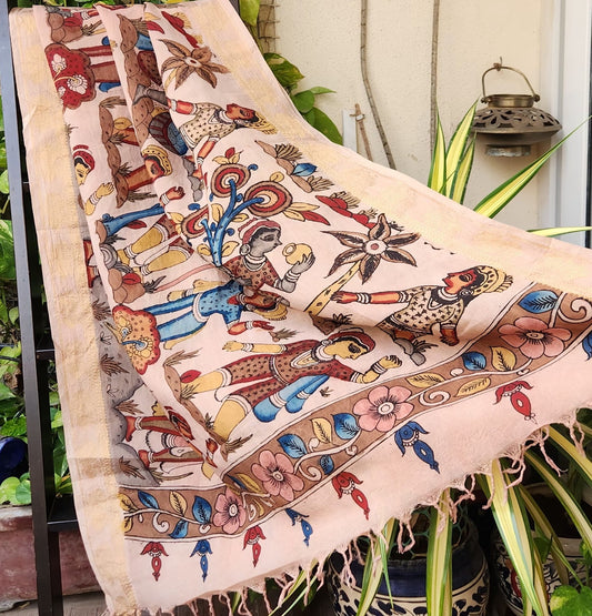 KALAMKARI SILK DUPATTA