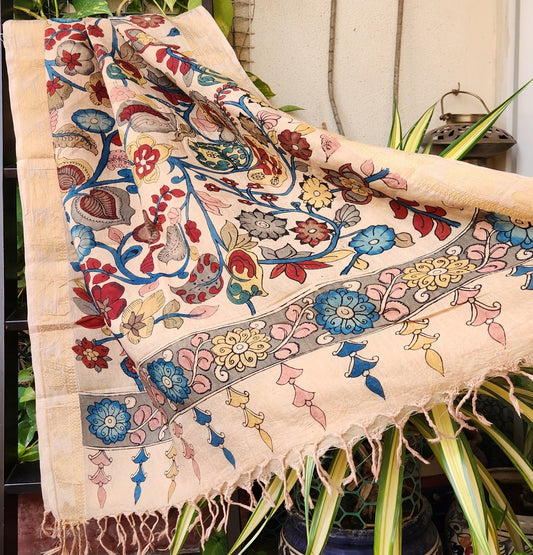 KALAMKARI SILK DUPATTA