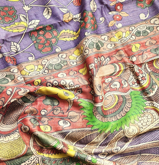 KALAMKARI SILK SAREE