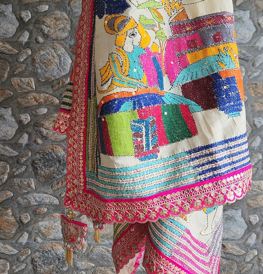 DESIGNER RAMAYANA KANTHA DUPATTA