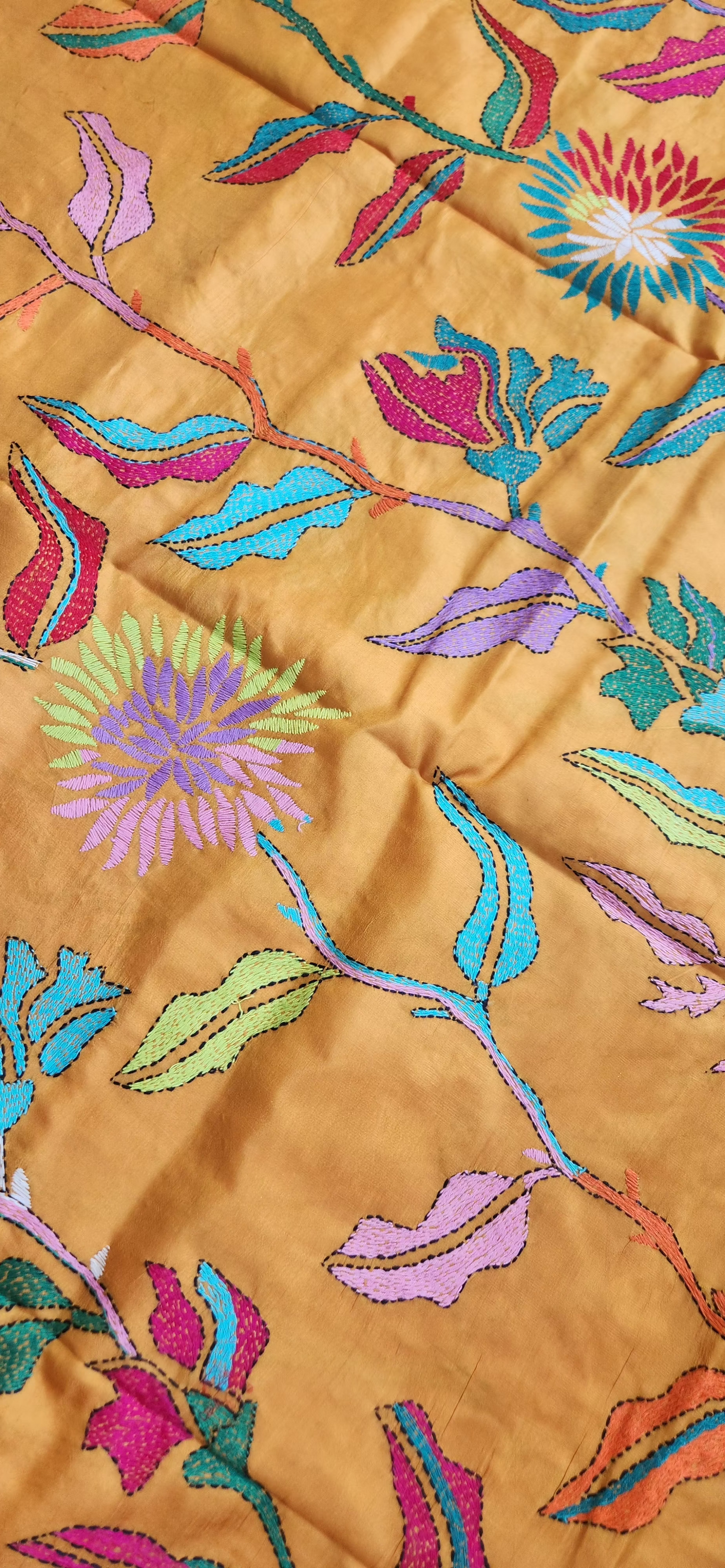 DANDELION KANTHA SAREE