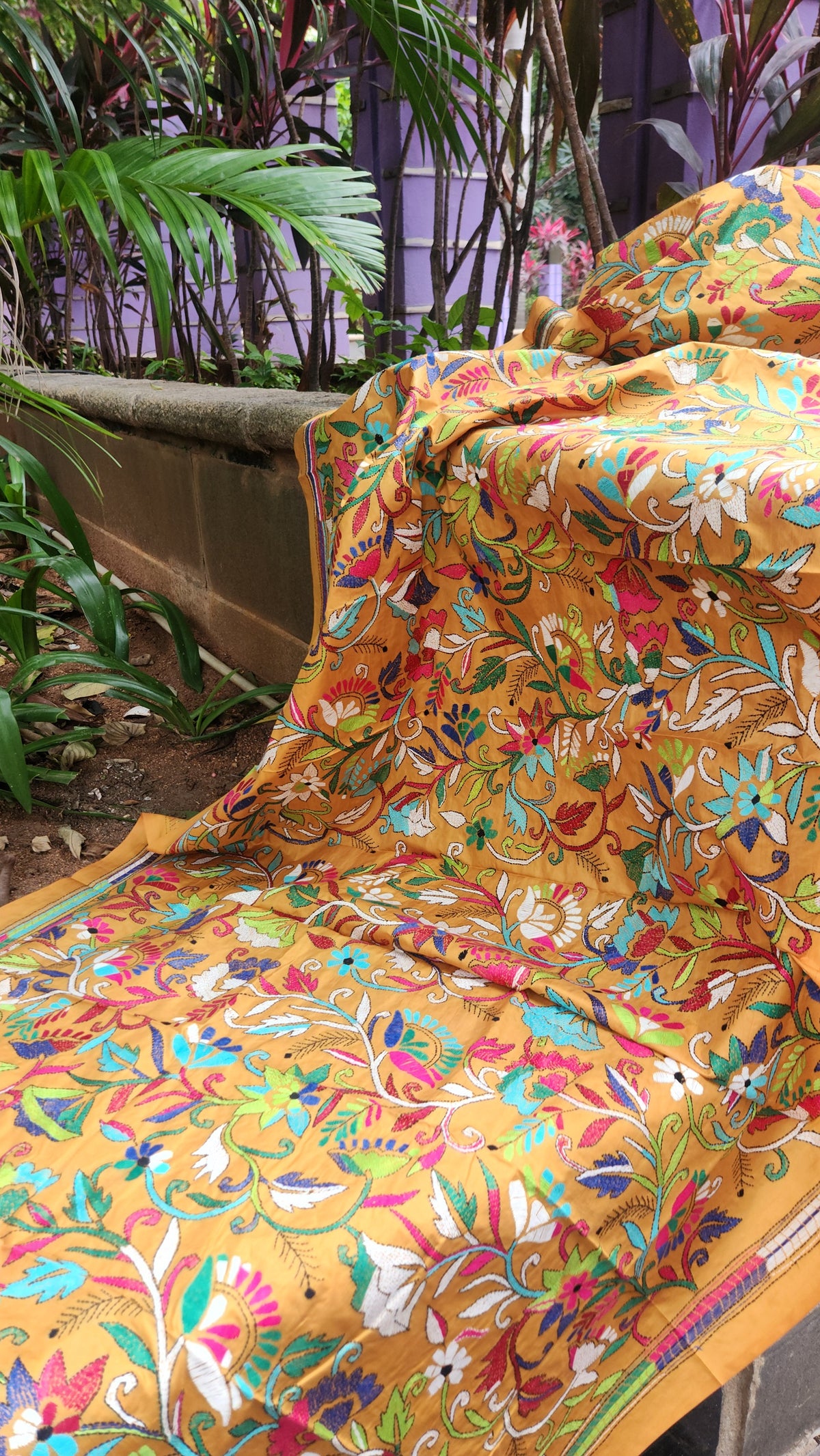 Kantha dupatta shekantha iTokri Pujo shopping Indian gifts dupatta for haldi function