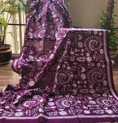 WARLI KANTHA DUPATTA