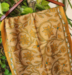 kantha stoles floral Indian gifts corporate gifts handmade slow fashion