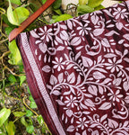 kantha stoles floral Indian gifts corporate gifts handmade slow fashion