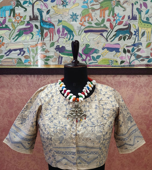 KANTHA FABRIC BLOUSE