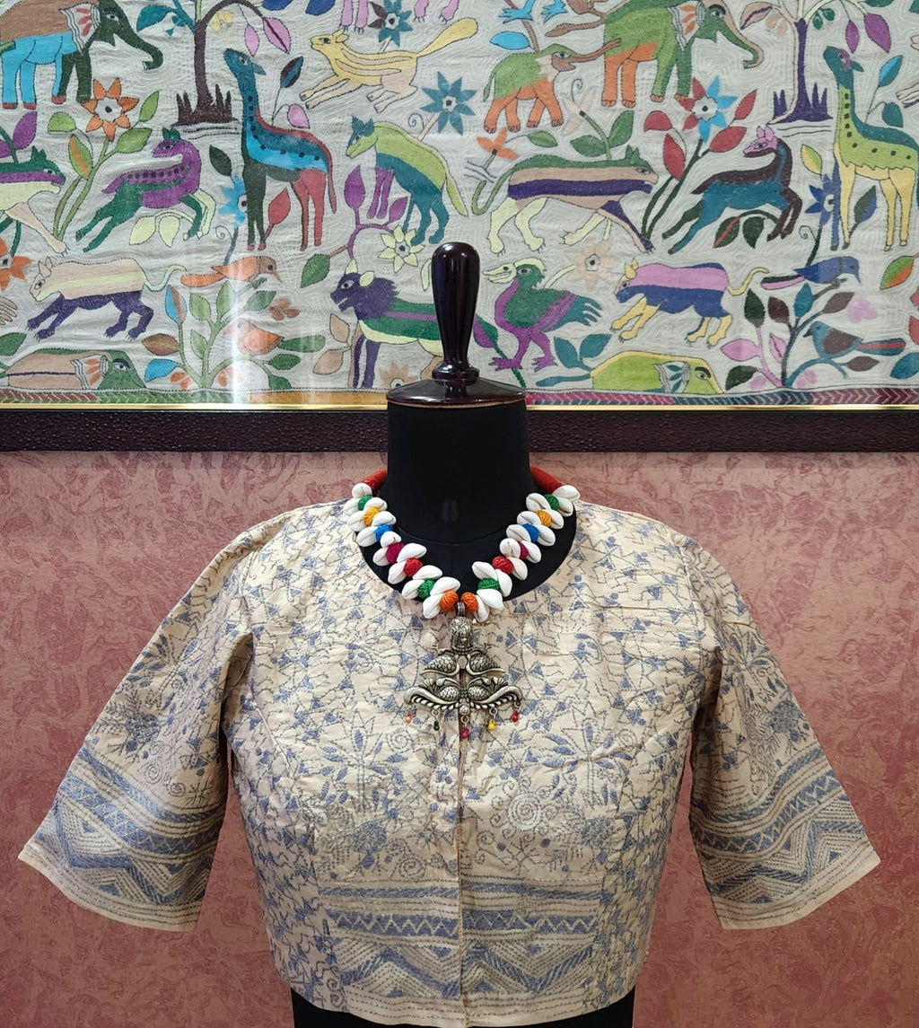 KANTHA FABRIC BLOUSE